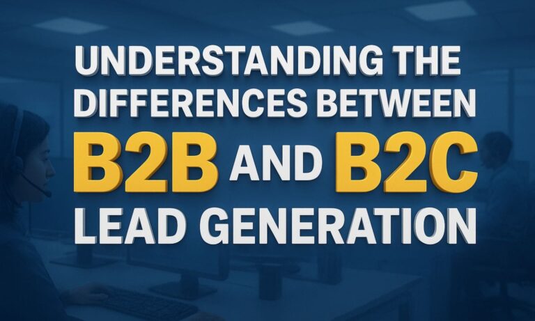 Understanding the Differences Between B2B and B2C Lead Generation