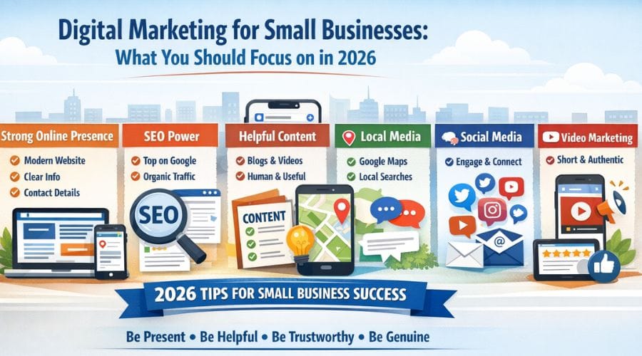 Digital Marketing for Small Business: What You Should Focus on in 2026