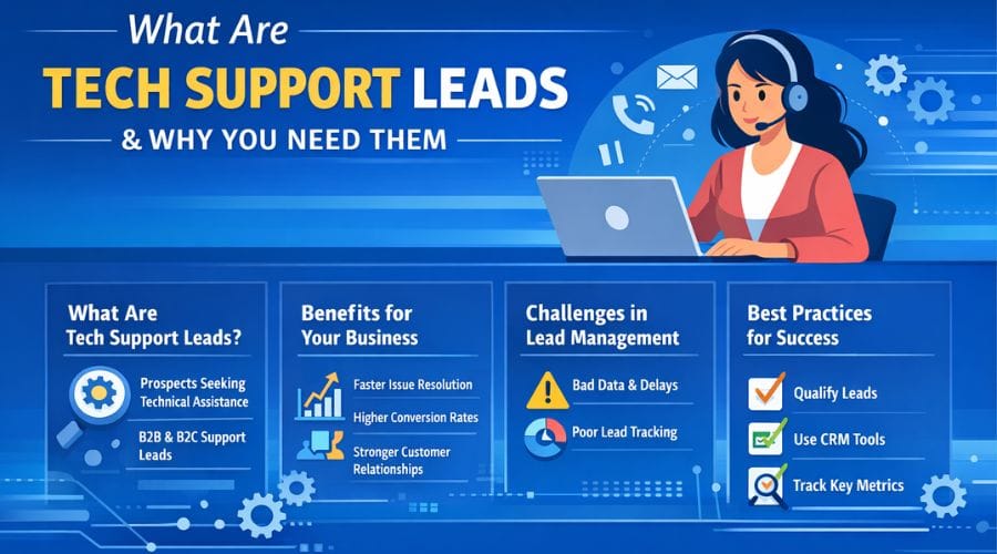 What Are Tech Support Leads & Why You Need Them