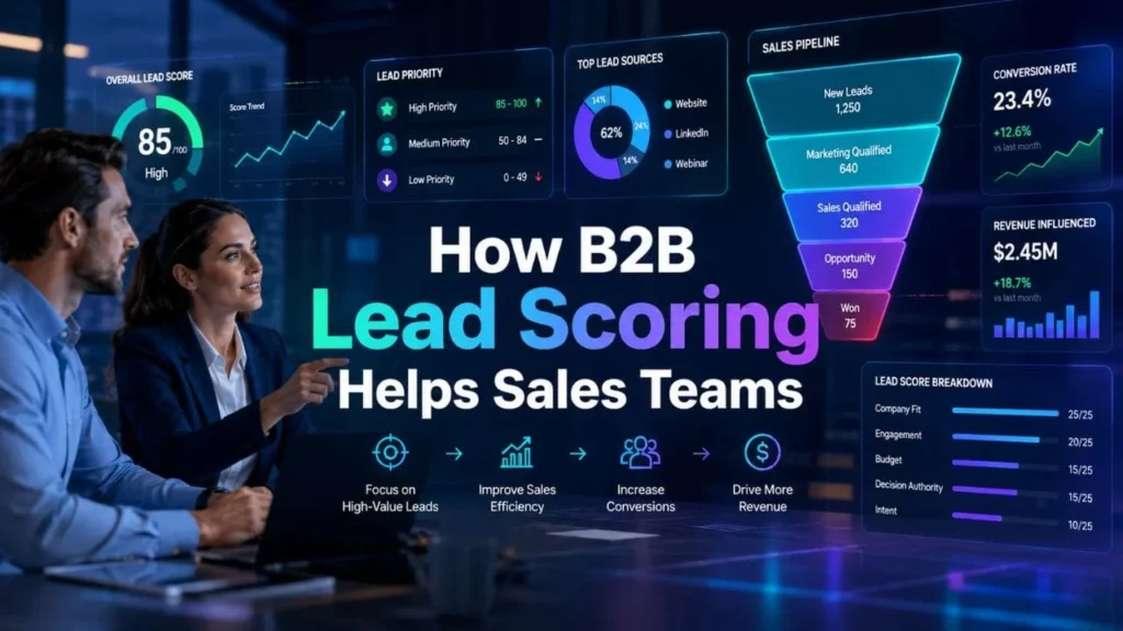 How B2B Lead Scoring Helps Sales Teams