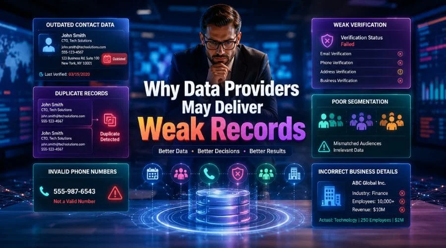 Why Data Providers May Deliver Weak Records