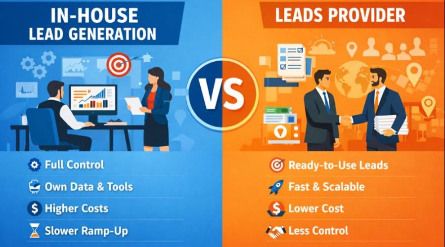 Between In-House Lead Generation and a Leads Provider