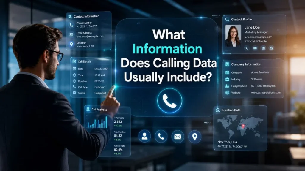 What Information Does Calling Data Usually Include