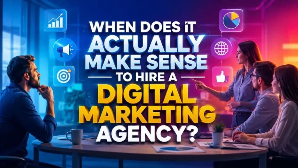 When Does It Actually Make Sense to Hire a Digital Marketing Agency